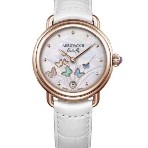Aerowatch 1942 Butterfly Limited Edition Lady
