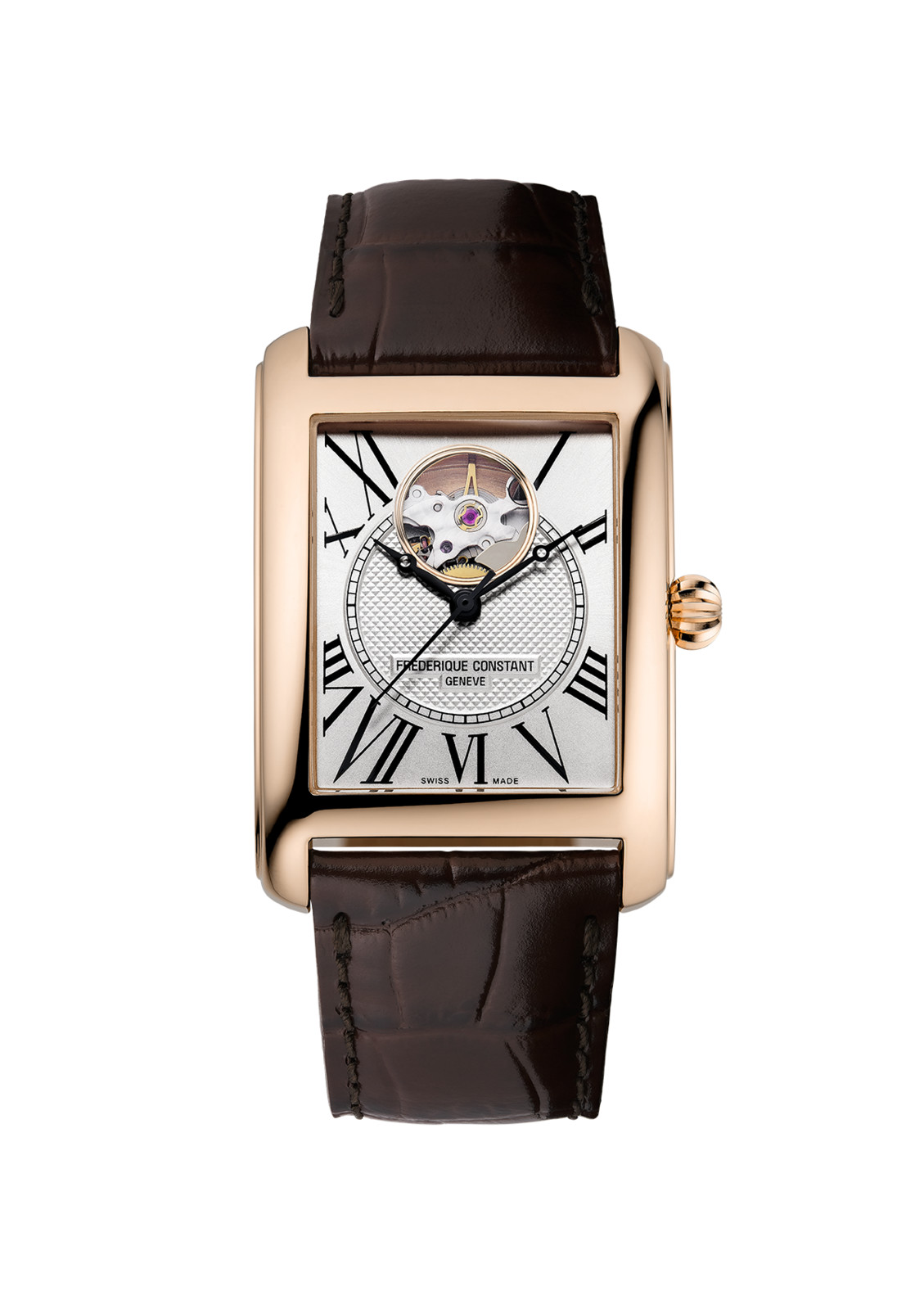 frederique constant rectangular watch